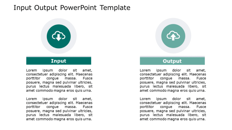 Input Output 137 PowerPoint Template & Google Slides Theme