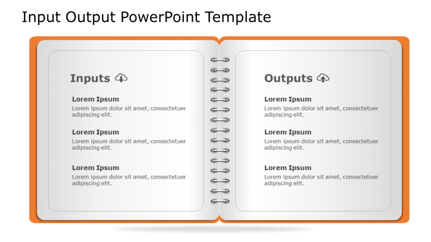 Input Output 55 PowerPoint Template