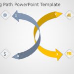 Intersecting Path 01 PowerPoint Template & Google Slides Theme