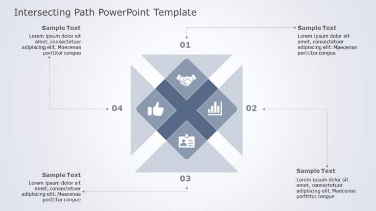 Intersecting Path 02 PowerPoint Template & Google Slides Theme