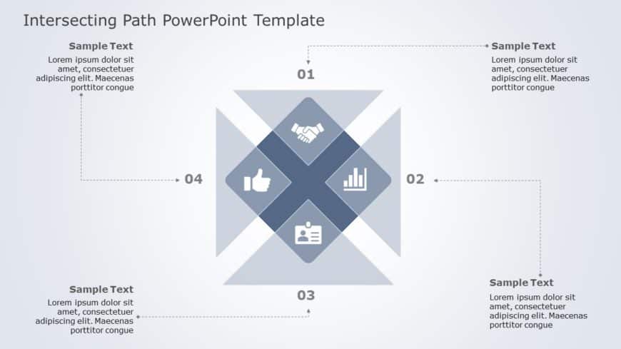 Intersecting Path 02 PowerPoint Template