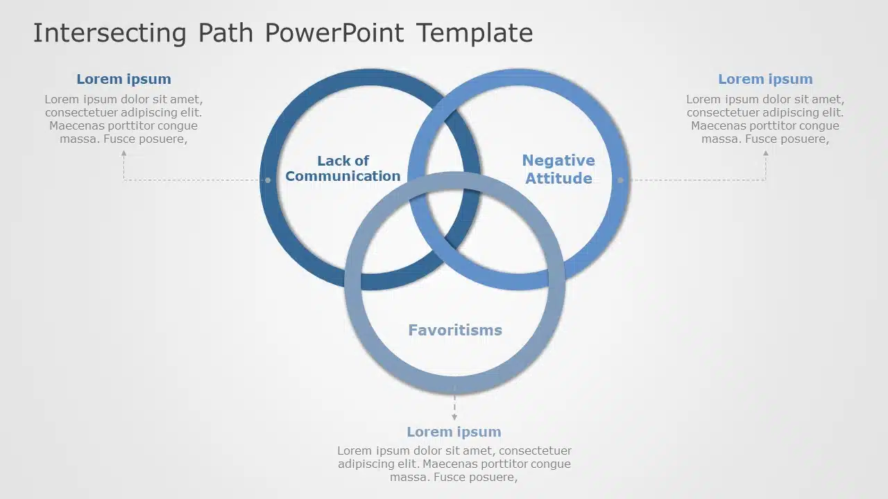 Intersecting Path 03 PowerPoint Template & Google Slides Theme