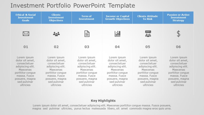 Investment Portfolio PowerPoint Template 03