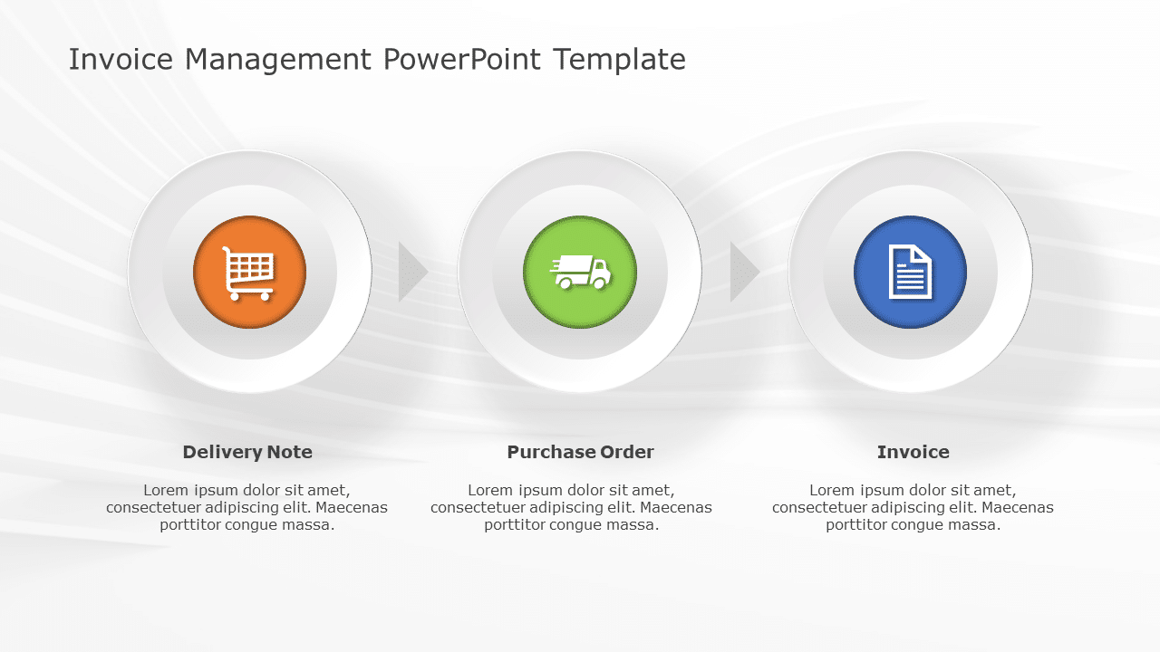 Invoice Process Powerpoint Template Invoice Management PowerPoint Template