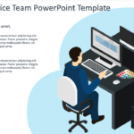 Isometric Office Team PowerPoint Template & Google Slides Theme