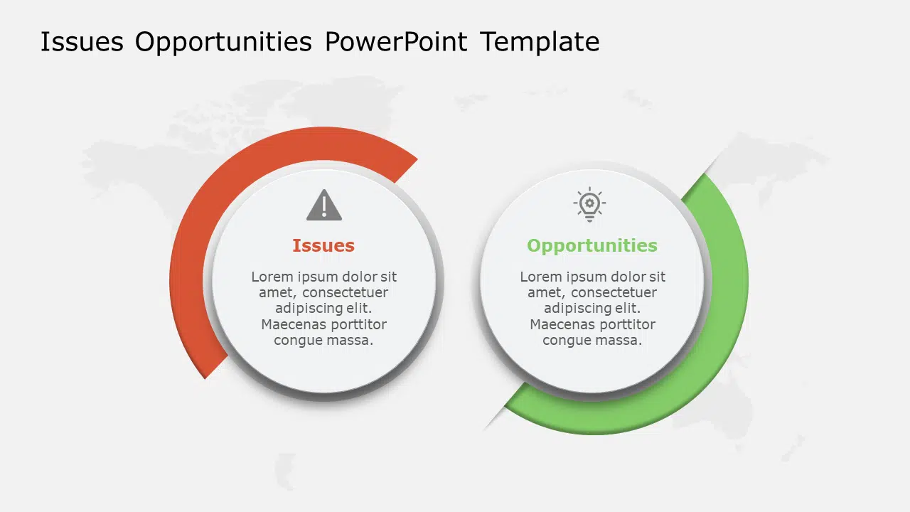 Issues Opportunities 117 PowerPoint Template & Google Slides Theme