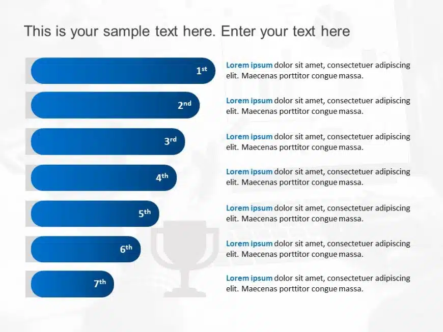 Ranking Bar PowerPoint Template