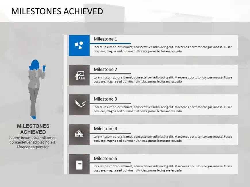 Project Accomplishments PowerPoint Template