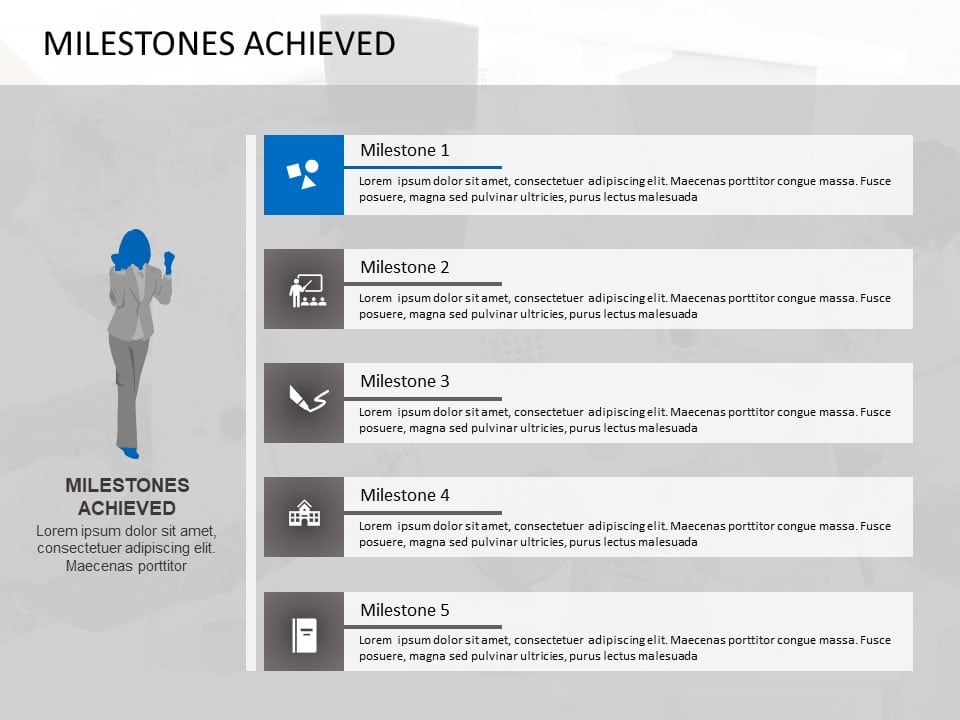 Project Accomplishments PowerPoint Template