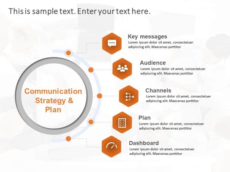 Communication Plan PowerPoint Template SlideUpLift