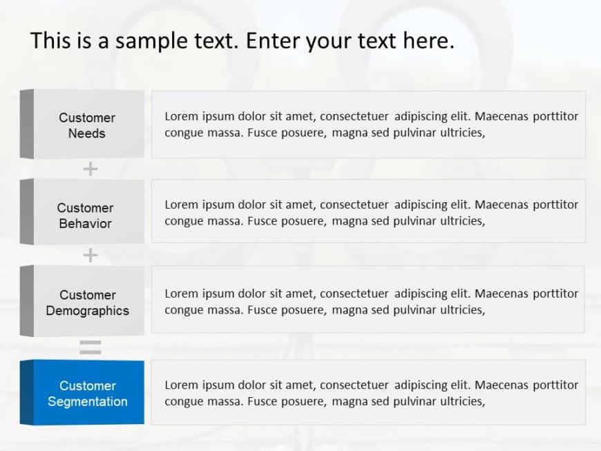 Customer Segmentation PPT PowerPoint Template