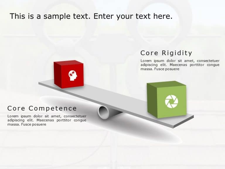 Core Competence Rigidity Strategy PowerPoint Template & Google Slides Theme