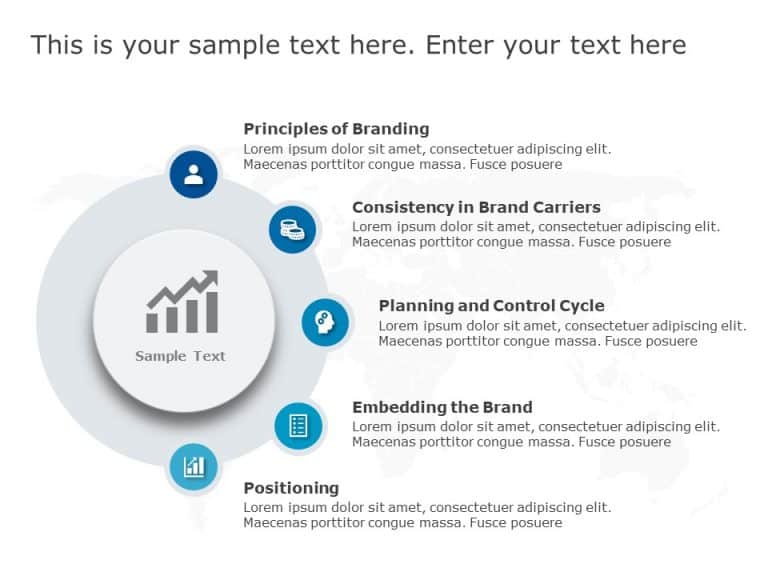 Brand Strategy Circular PowerPoint Template & Google Slides Theme