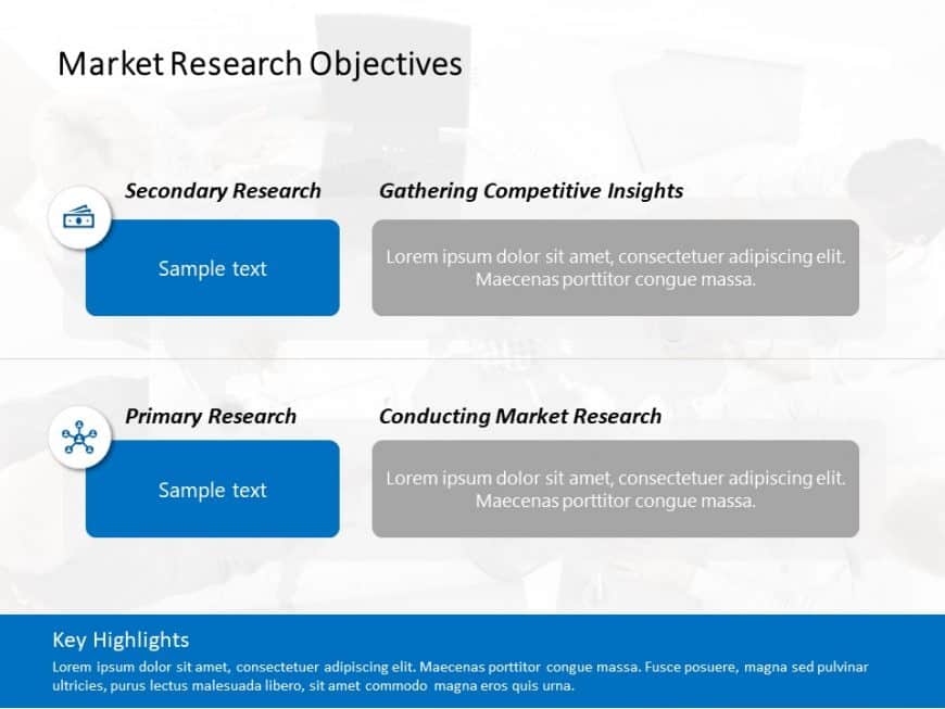 Market Research Objectives Presentation Template
