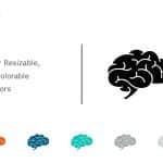 Brain Icon 01 PowerPoint Template & Google Slides Theme