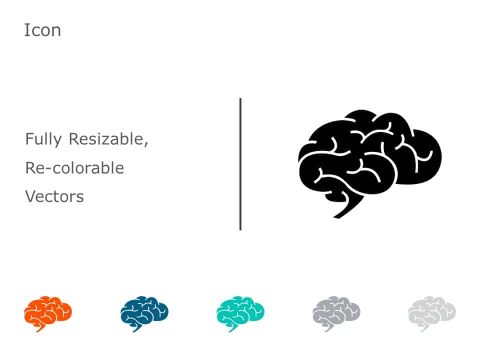 Brain Icon 01 PowerPoint Template & Google Slides Theme