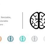 Brain Icon 05 PowerPoint Template & Google Slides Theme