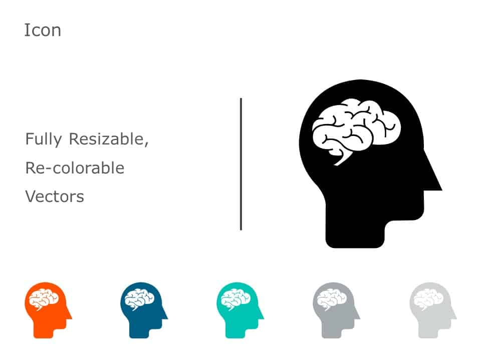 Brain Icon 09 PowerPoint Template & Google Slides Theme