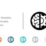 Brain Icon 11 PowerPoint Template & Google Slides Theme