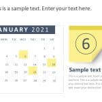 2021 Calendar PowerPoint Template & Google Slides Theme