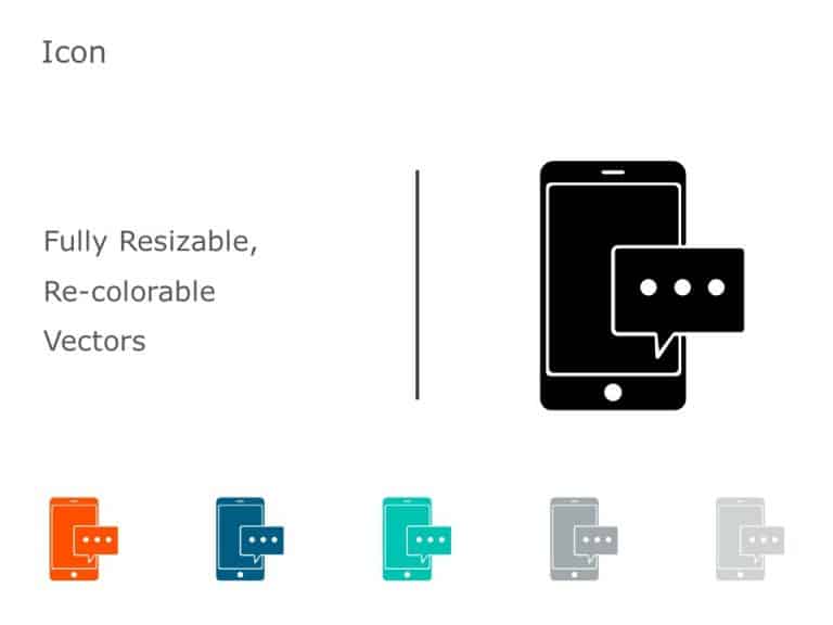 Mobile Phone Icon Vector 10 PowerPoint Template & Google Slides Theme