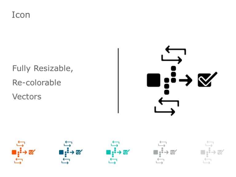 Agile Project management icons 3 PowerPoint Template & Google Slides Theme