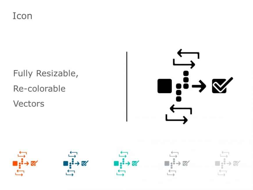 Agile Project management icons 3 PowerPoint Template