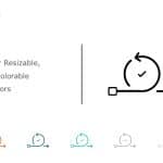 Agile Project management icons 4 PowerPoint Template & Google Slides Theme