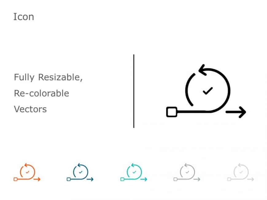 Agile Project management icons 4 PowerPoint Template
