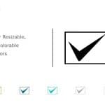 Checkmark icon 1 PowerPoint Template & Google Slides Theme