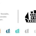 Ship Icon 2 PowerPoint Template & Google Slides Theme