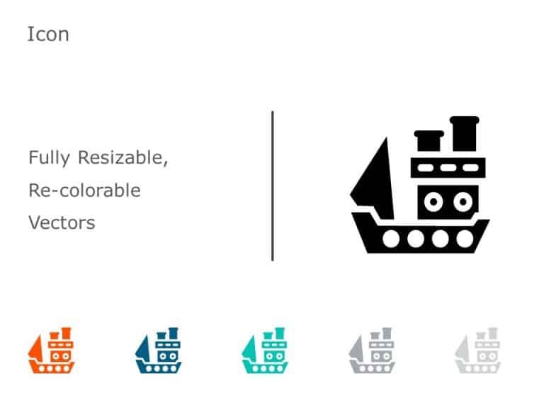 Ship Icon 2 PowerPoint Template