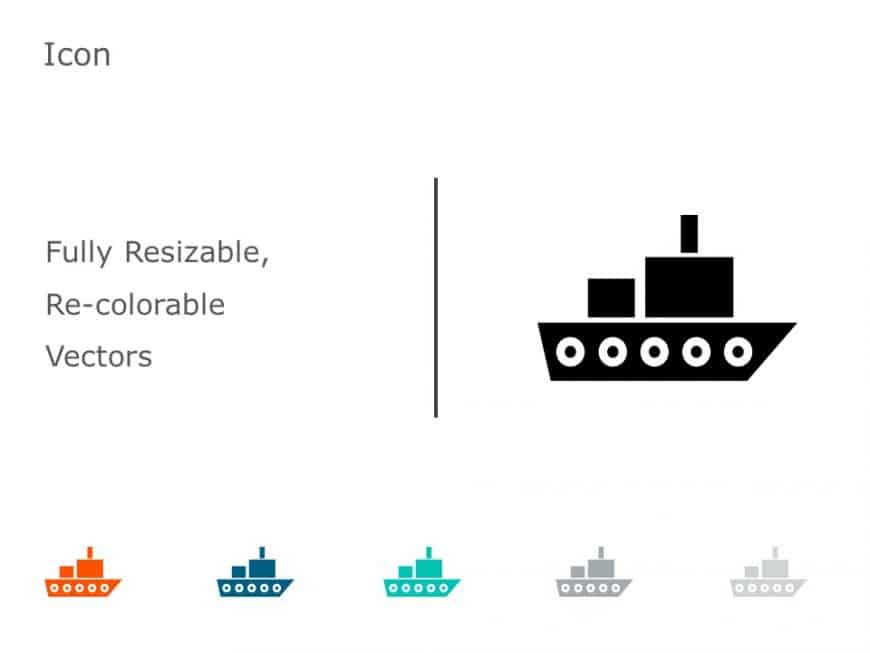 Ship Icon PowerPoint Template