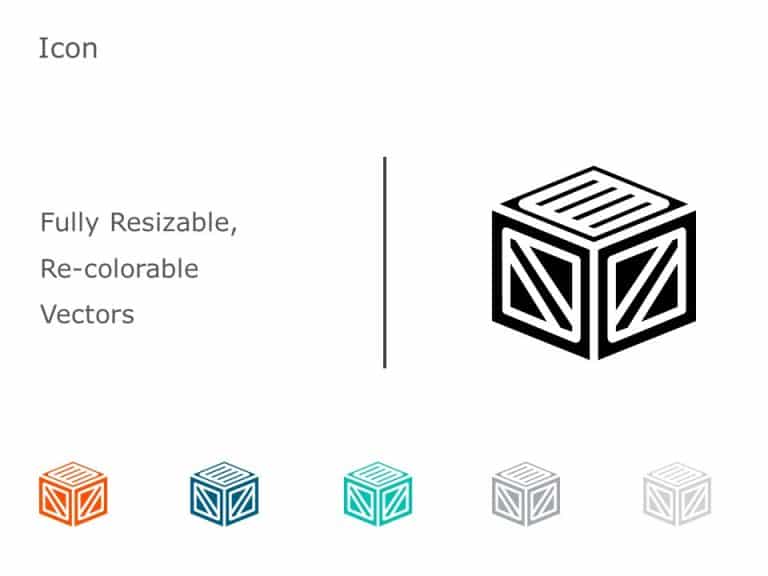 Cube Icon PowerPoint Template