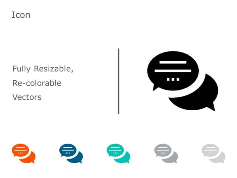 Speech Bubble CallOuts Icon 8 PowerPoint Template & Google Slides Theme