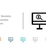 Computer Search Icon PowerPoint Template & Google Slides Theme