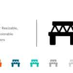 Bridge Icon 6 PowerPoint Template & Google Slides Theme