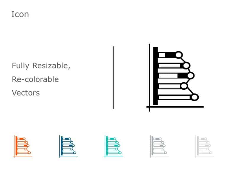 Charts and Graphs Icons 3 PowerPoint Template & Google Slides Theme