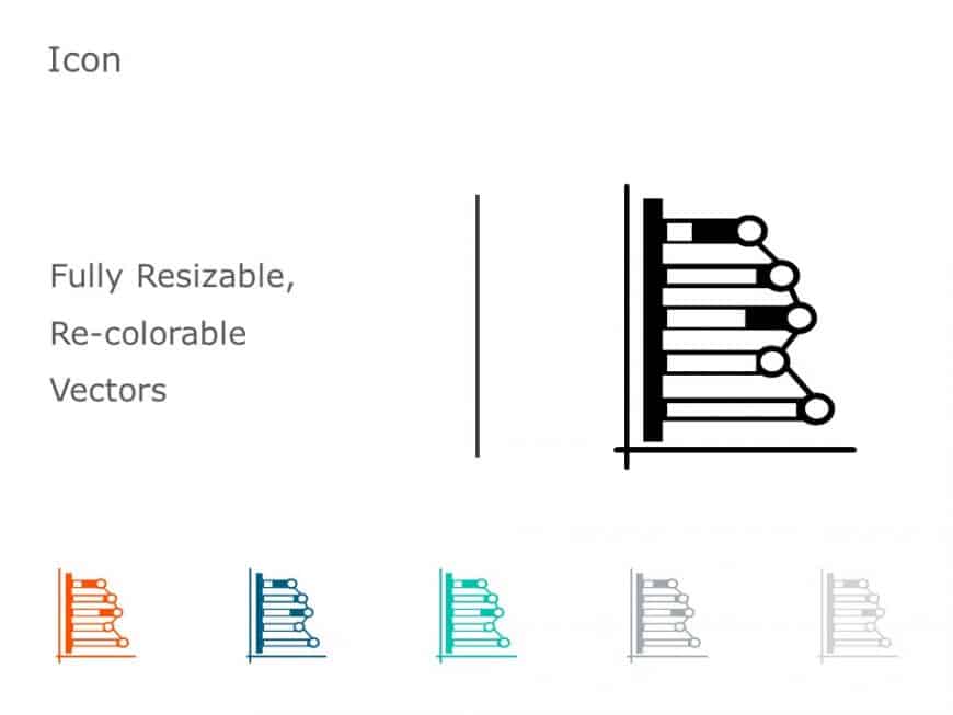 Charts and Graphs Icons 3 PowerPoint Template