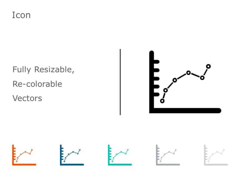 Charts and Graphs Icons 4 PowerPoint Template & Google Slides Theme