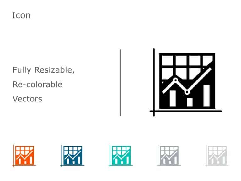 Charts and Graphs Icons PowerPoint Template & Google Slides Theme