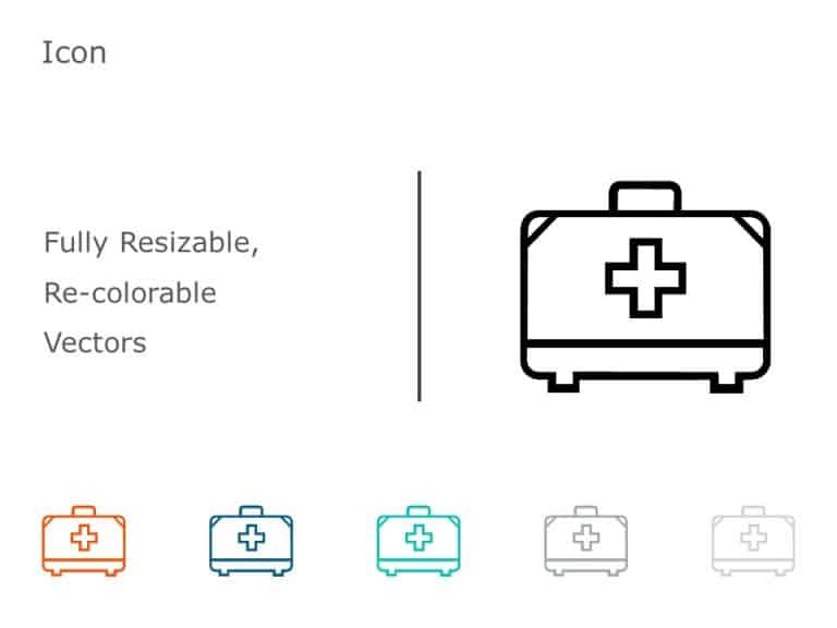 First Aid Icons 7 PowerPoint Template & Google Slides Theme