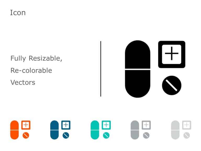 Capsule Medicine Icon 10 PowerPoint Template & Google Slides Theme