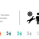 Process People Icon PowerPoint Template & Google Slides Theme
