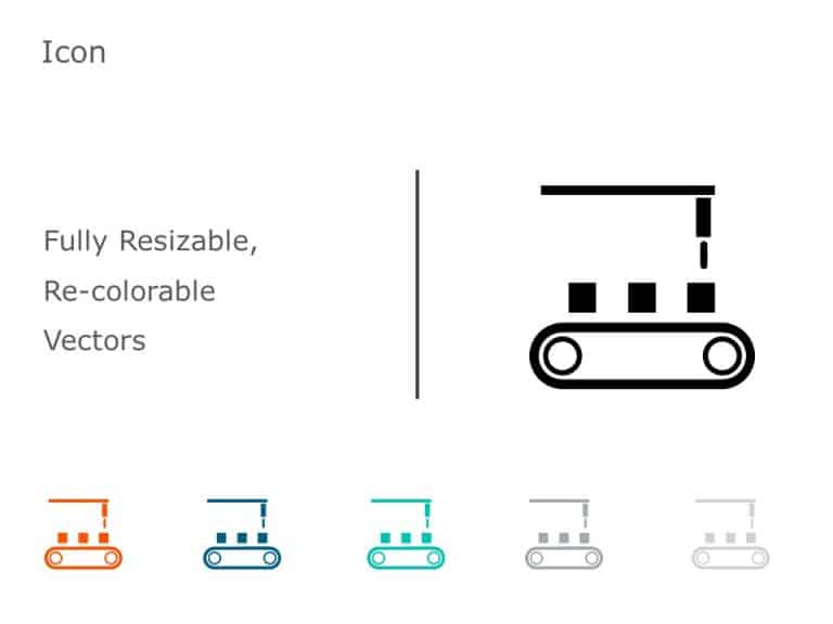 Construction Crane Block Icon 2 PowerPoint Template & Google Slides Theme