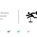 Hurdle Success Icon 1 PowerPoint Template & Google Slides Theme