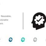 Head Brain Icon 2 PowerPoint Template & Google Slides Theme