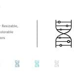 DNA Icon 1 PowerPoint Template & Google Slides Theme