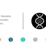 DNA Icon 9 PowerPoint Template & Google Slides Theme