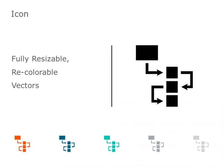 Org Chart Icon PowerPoint Template